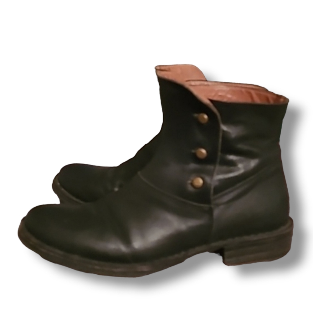 Fiorentini + Baker Black Leather Boots